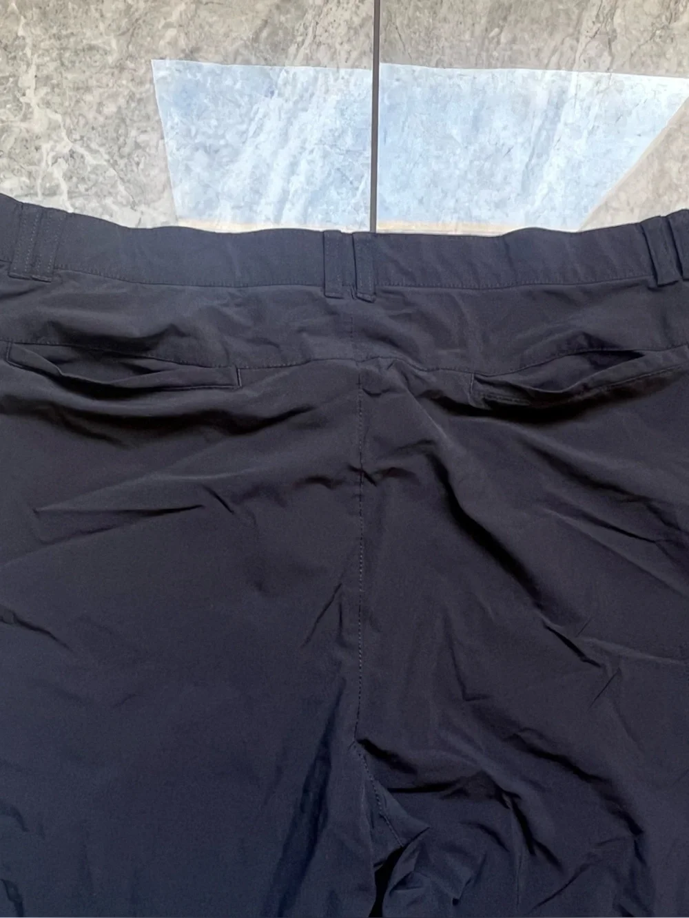 BYLT Basics Men Ace Jogger Performance Pants Black Athleisure Golf Lightweight38